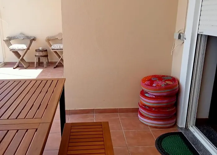 Front View Flat With Terrace